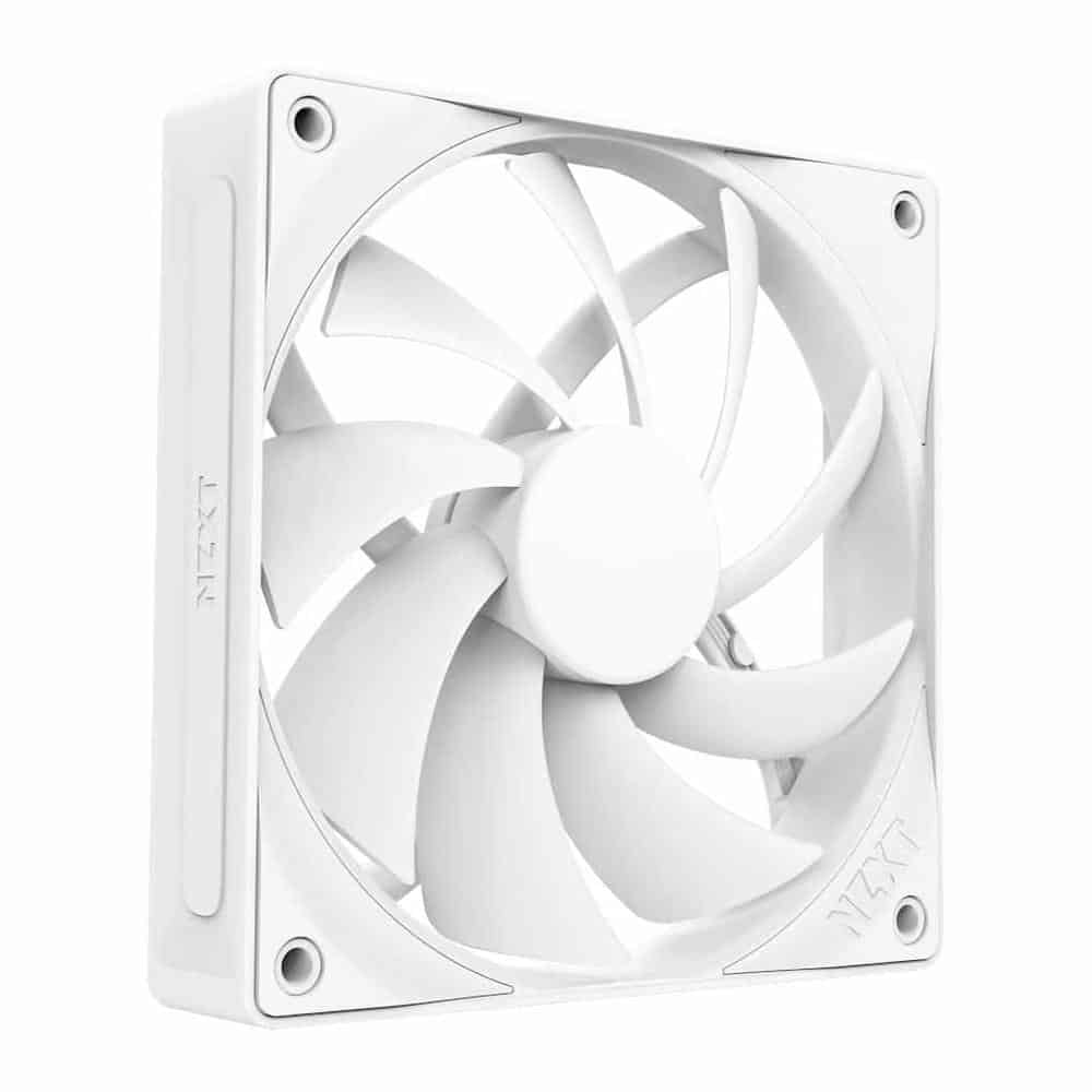 NZXT F120Q V2 White Quiet Airflow Single 120mm PWM Fan